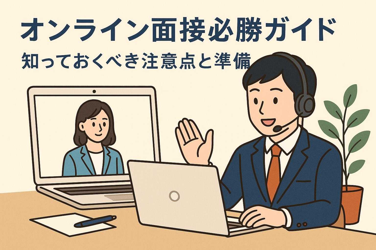 オンライン面接必勝ガイド:知っておくべき注意点と準備