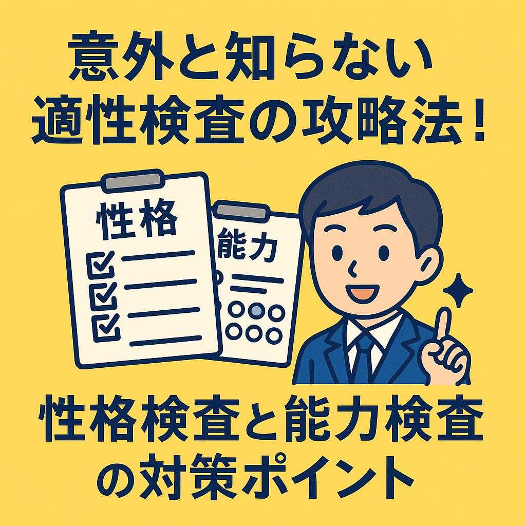 意外と知らない適性検査の攻略法!性格検査と能力検査の対策ポイント