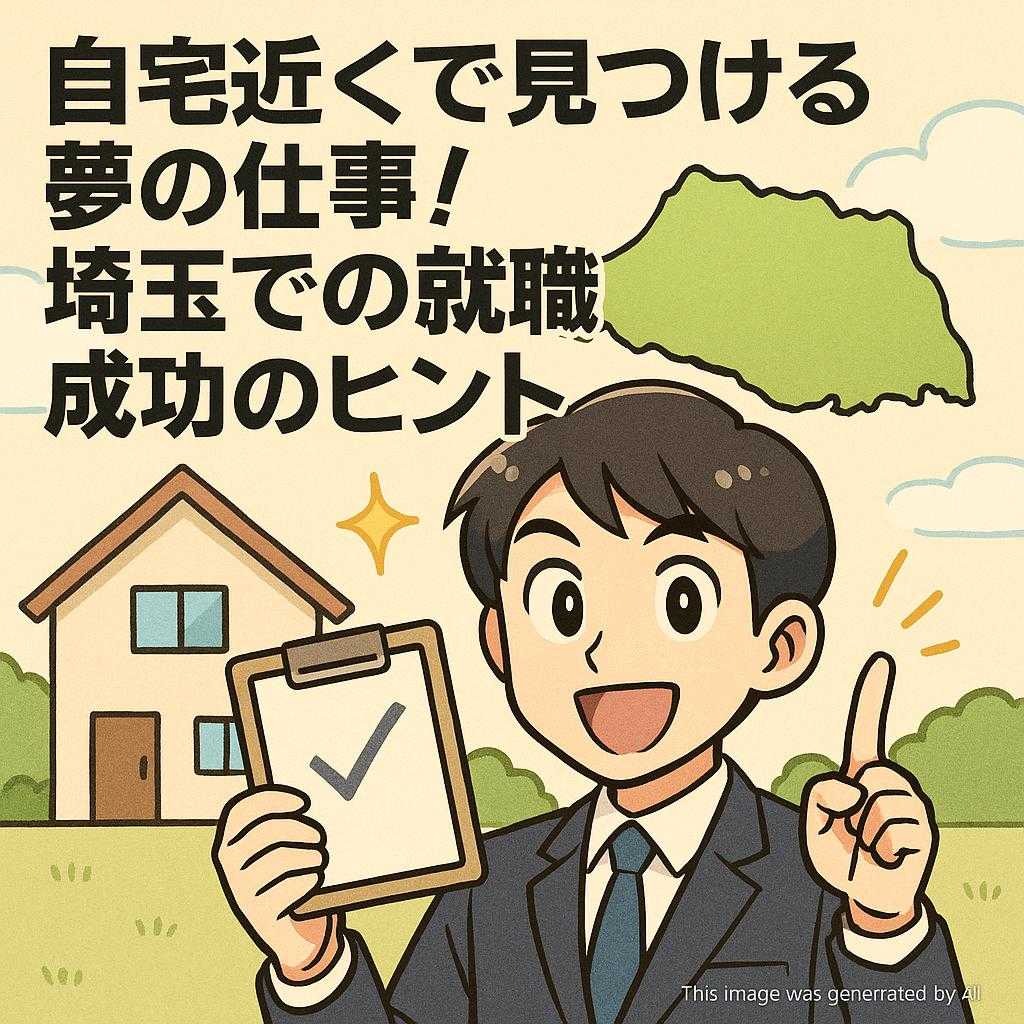 自宅近くで見つける夢の仕事!埼玉での就職成功のヒント