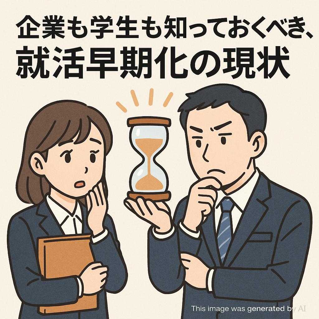 企業も学生も知っておくべき、就活早期化の現状
