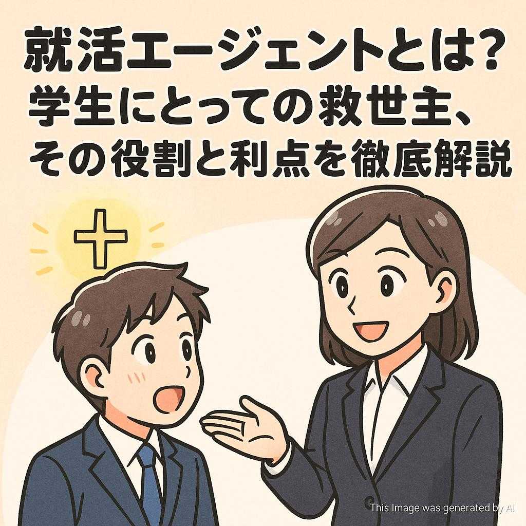 就活エージェントとは？学生にとっての救世主、その役割と利点を徹底解説