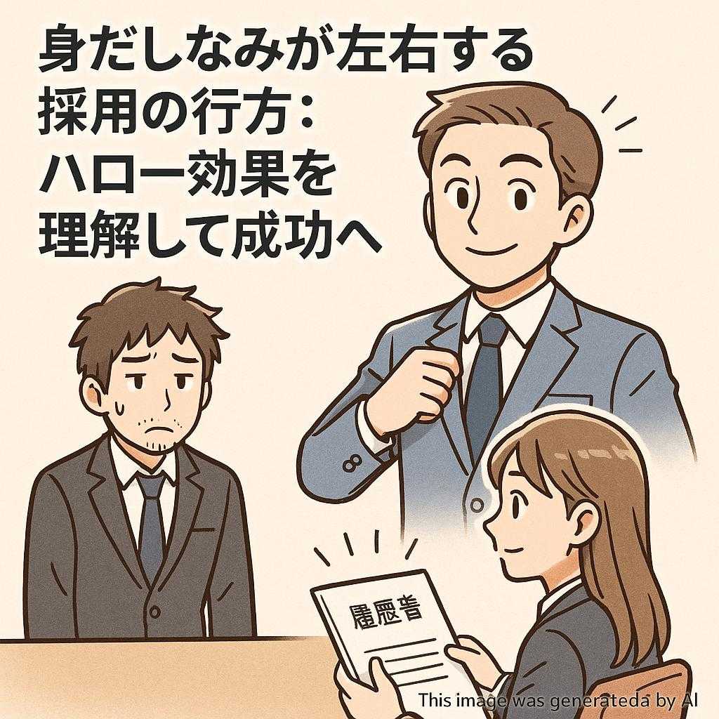 身だしなみが左右する採用の行方:ハロー効果を理解して成功へ