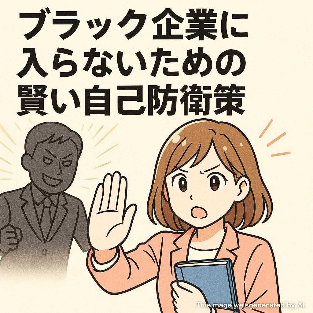 ブラック企業に入らないための賢い自己防衛策