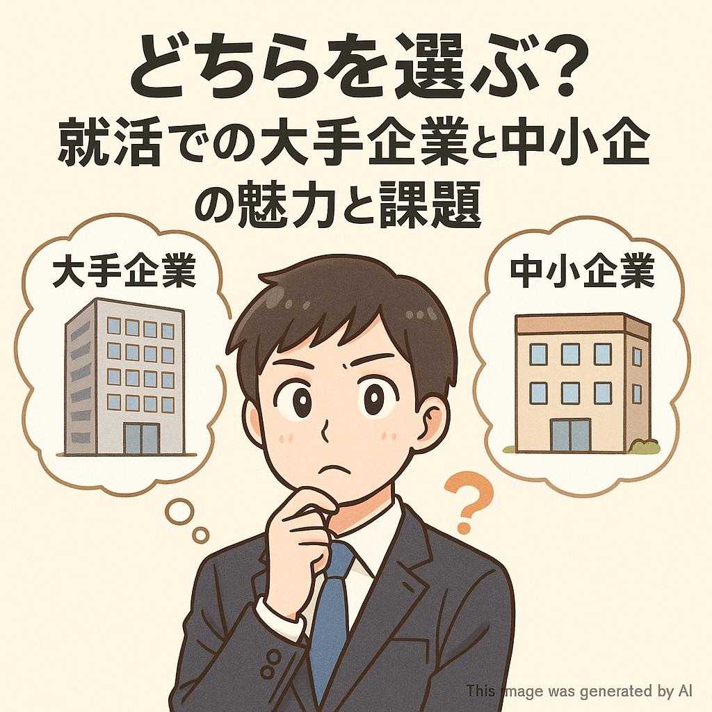 どちらを選ぶ？就活での大手企業と中小企業の魅力と課題