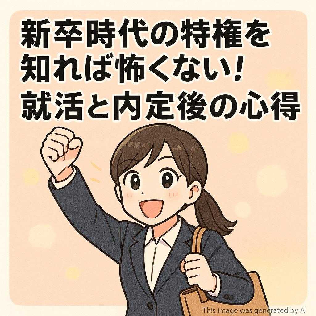 新卒時代の特権を知れば怖くない!就活と内定後の心得
