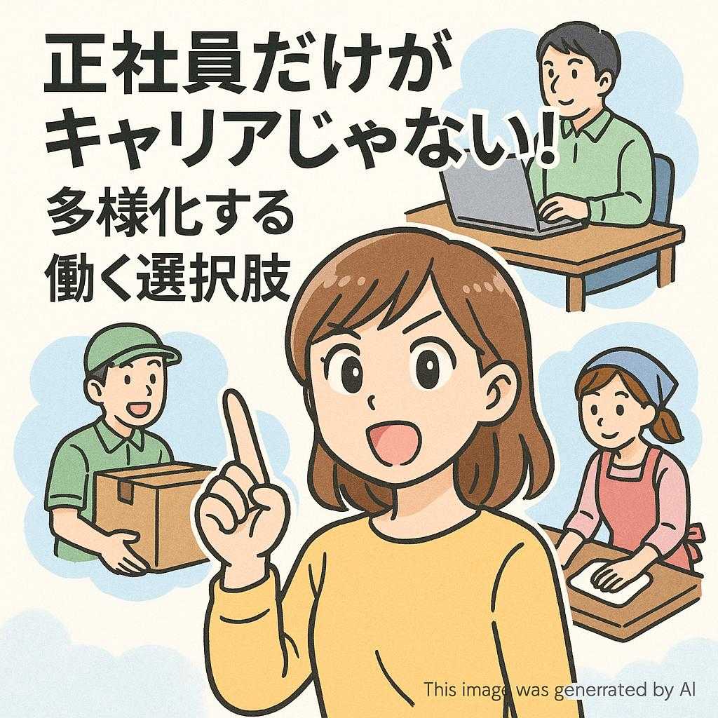 正社員だけがキャリアじゃない！多様化する働く選択肢