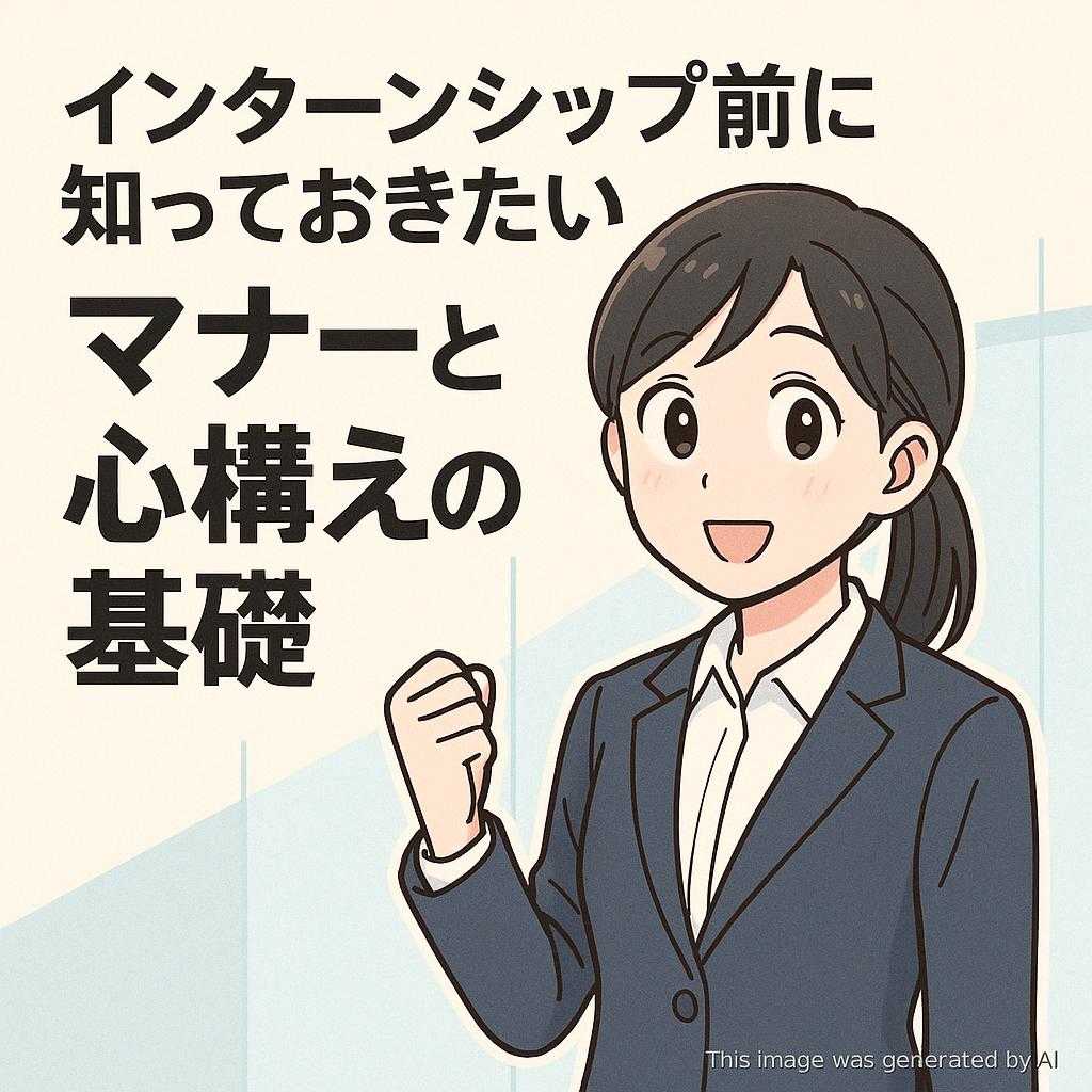 インターンシップ前に知っておきたいマナーと心構えの基礎