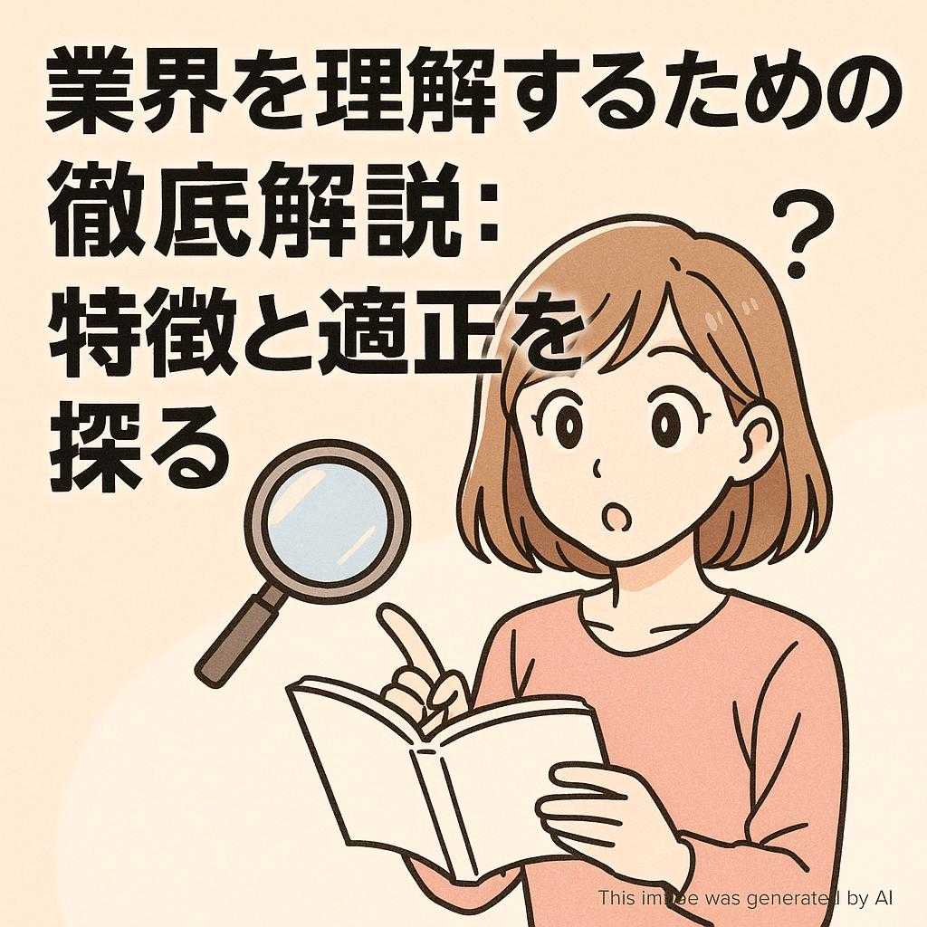 業界を理解するための徹底解説: 特徴と適正を探る
