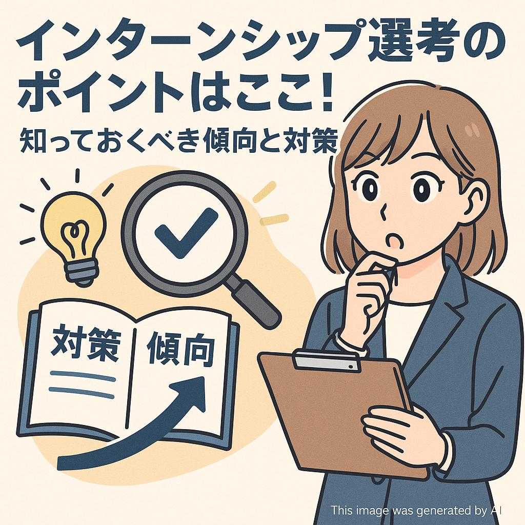 インターンシップ選考のポイントはここ！知っておくべき傾向と対策