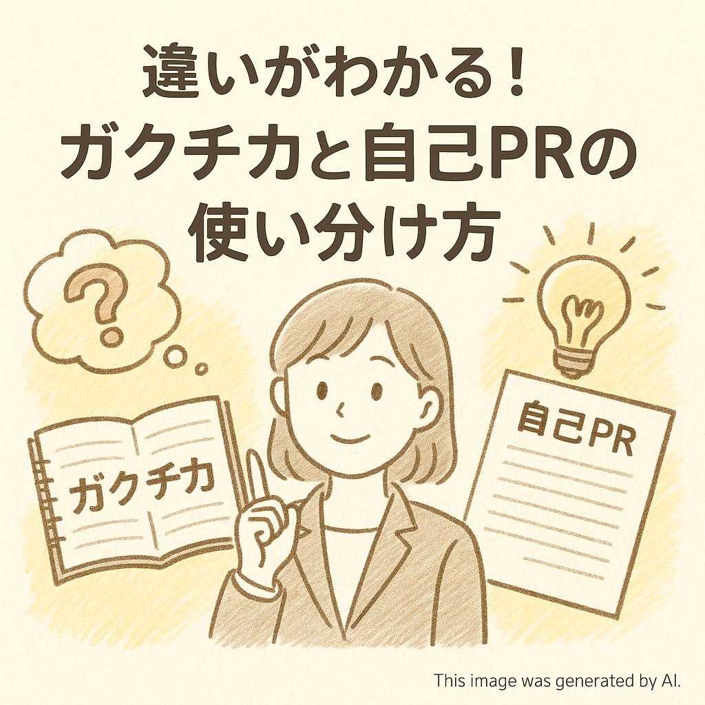 違いがわかる！ガクチカと自己PRの使い分け方