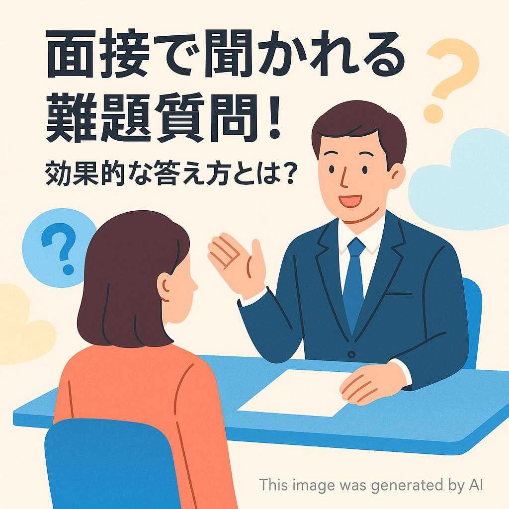 面接で聞かれる難題質問！効果的な答え方とは？