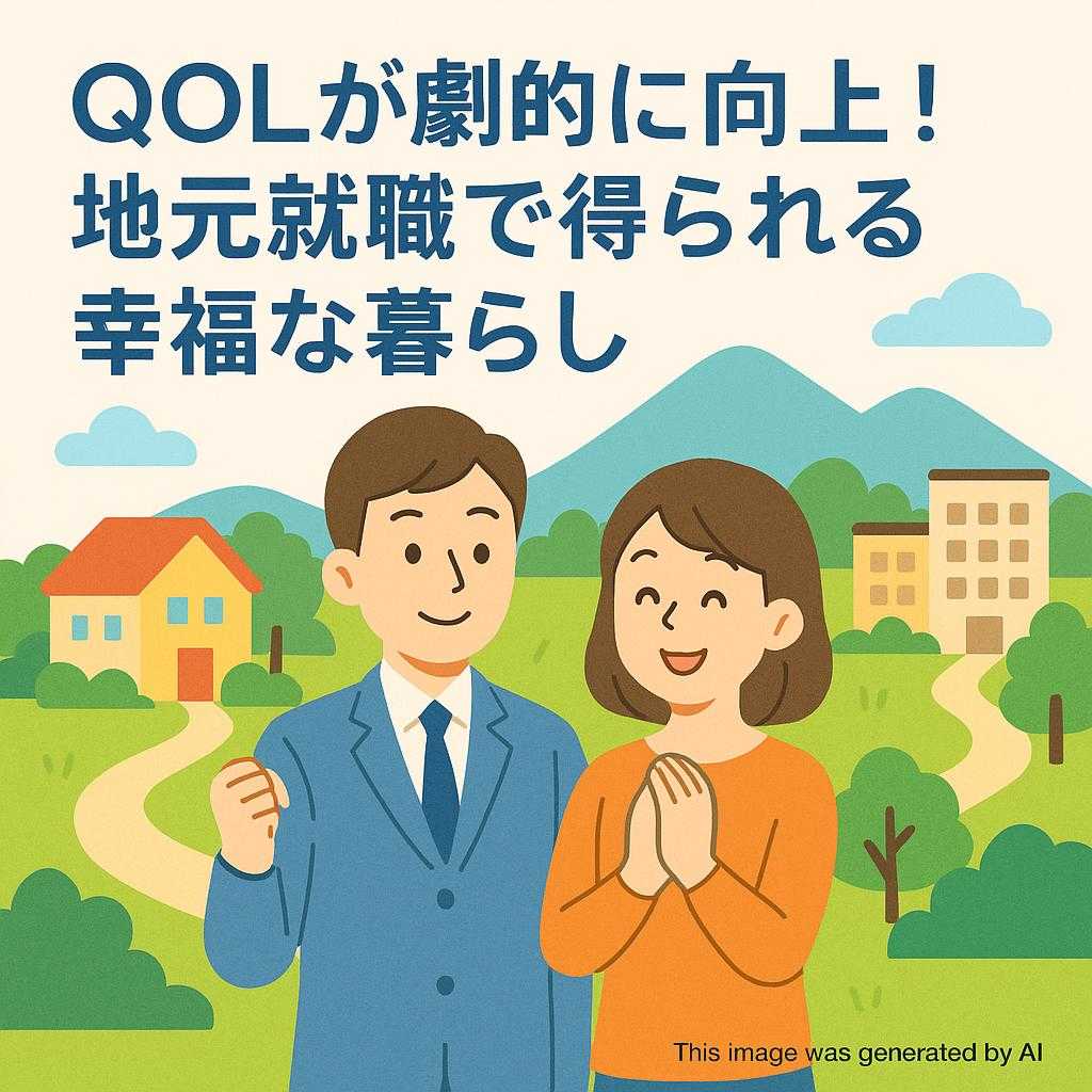 QOLが劇的に向上！地元就職で得られる幸福な暮らし