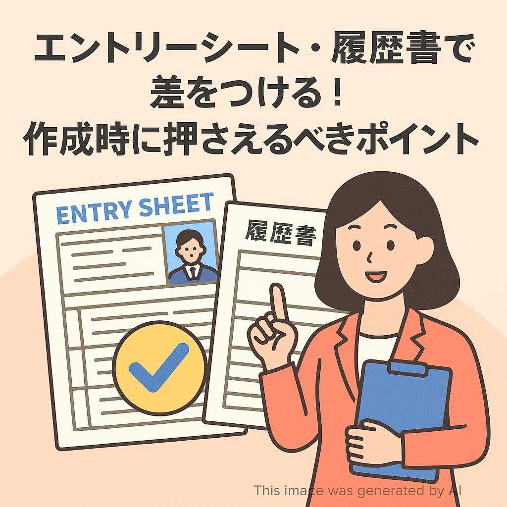 エントリーシート・履歴書で差をつける！作成時に押さえるべきポイント