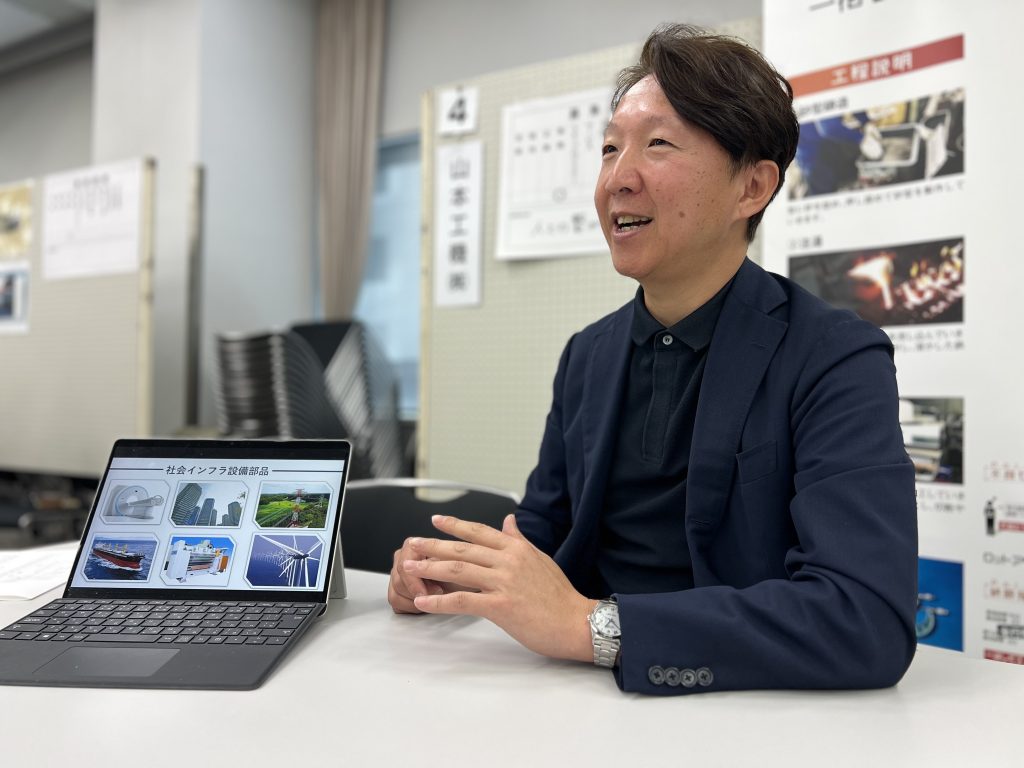 ※山本工機株式会社代表の山本さん